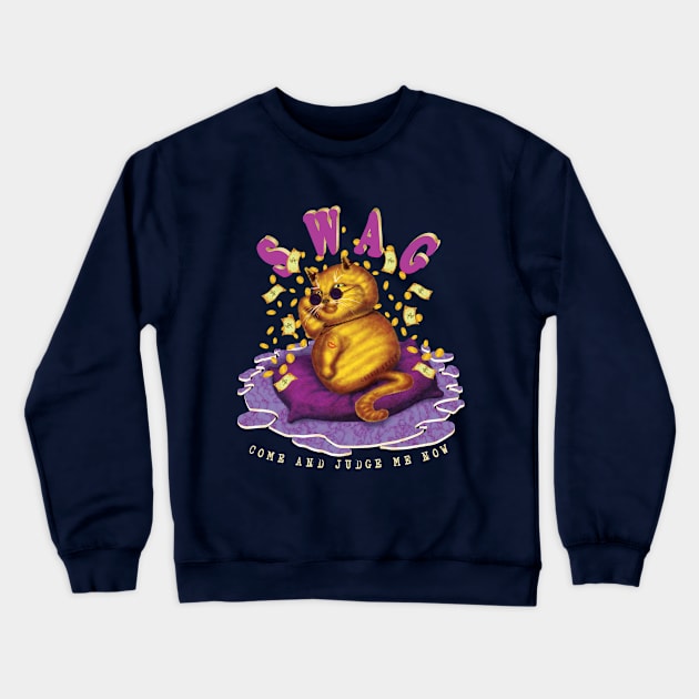 Swag meow Crewneck Sweatshirt by adalima